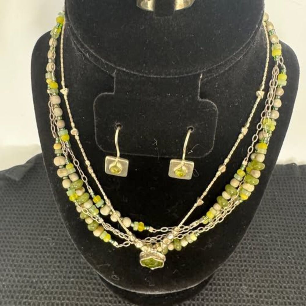 Retired Silpada Set: 2 Necklaces and Earrings